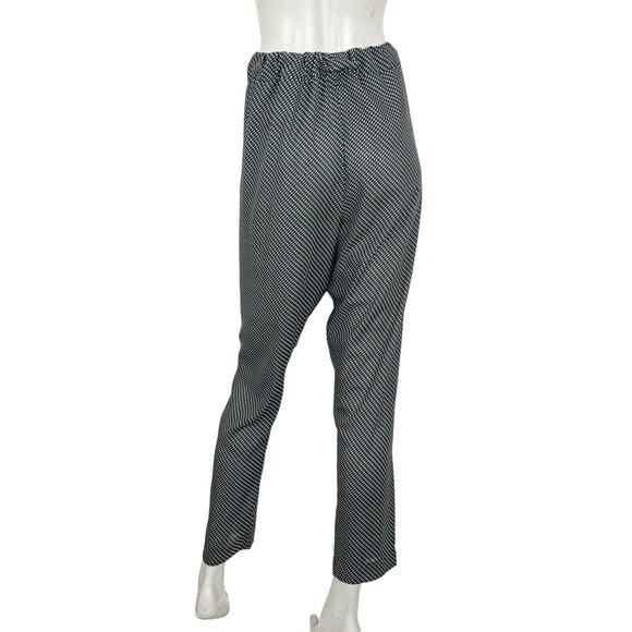 Tomas Maier Elastic waist Easy Pants in Black white square size 6 - Picture 3 of 10